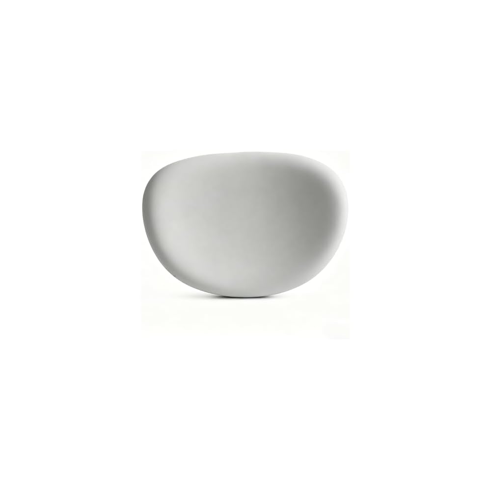 Replacement Seat & Back Cushion for Hans Wegner Style Three-Legged Shell Chair -White Hip Cushion
