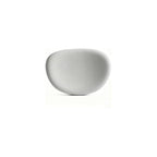 Replacement Seat & Back Cushion for Hans Wegner Style Three-Legged Shell Chair -White Hip Cushion