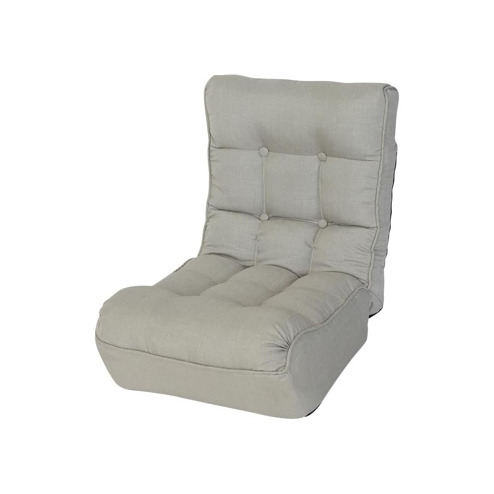 4-Position Adjustable Japanese Floor Recliner Sofa with Built-in Spring – Foldable Lazy Chair for Tatami, Balcony & Bedroom (118 chars)