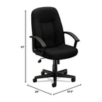 Basyx VL601 Managerial Mid-back Swivel Chairs