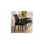 Mlaea Living Room Computer Chair, Home Office Desk Chair with Arm Support, Back Mesh Meeting Chair(Size:51 * 51 * 98CM,Color:D)