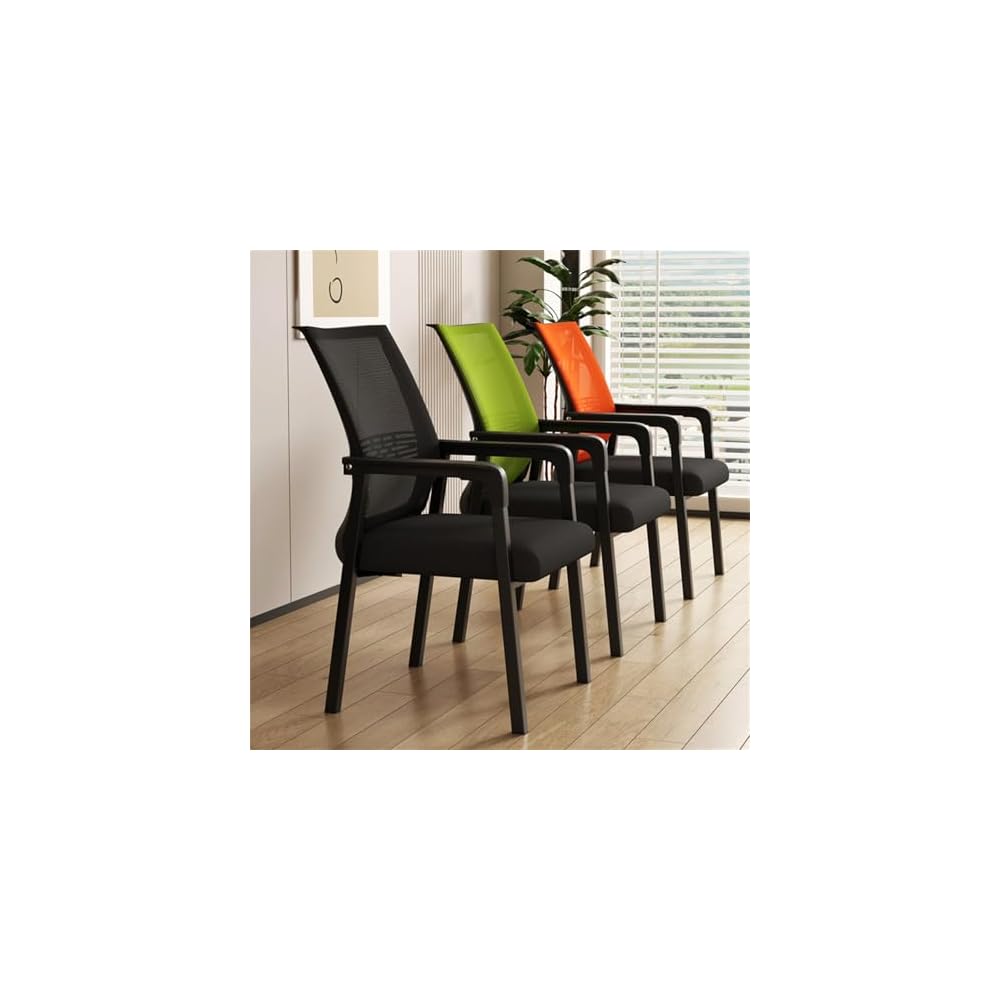 Mlaea Living Room Computer Chair, Home Office Desk Chair with Arm Support, Back Mesh Meeting Chair(Size:51 * 51 * 98CM,Color:D)