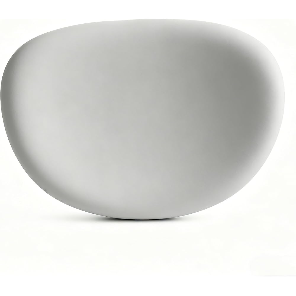 Replacement Seat & Back Cushion for Hans Wegner Style Three-Legged Shell Chair -White Hip Cushion