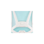 Elama Full Back Mesh Adjustable Office Chair with Headrest (Blue/White)